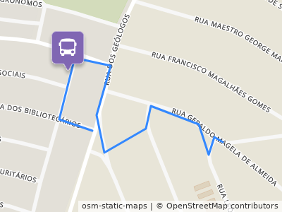 Mapa da parada