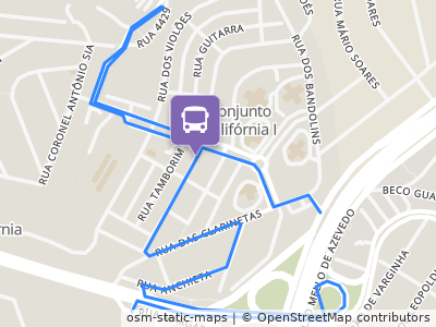 Mapa da parada