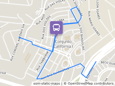 Mapa da parada