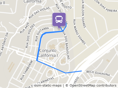 Mapa da parada