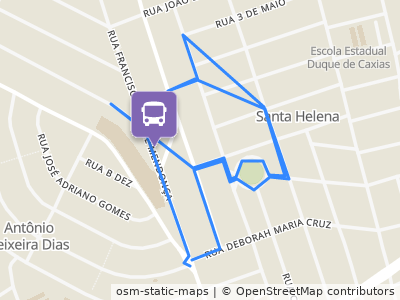Mapa da parada