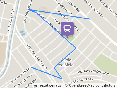 Mapa da parada