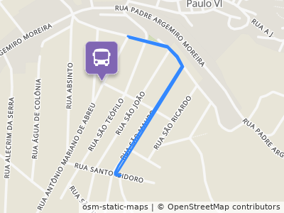 Mapa da parada