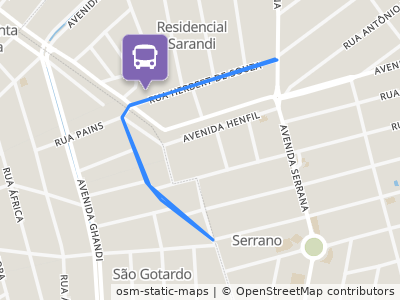 Mapa da parada