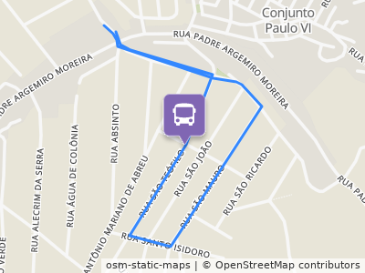 Mapa da parada