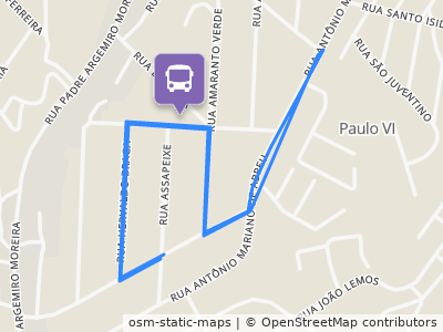Mapa da parada