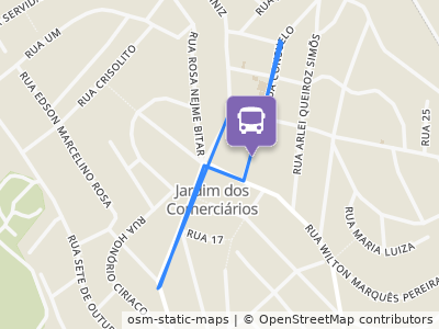 Mapa da parada
