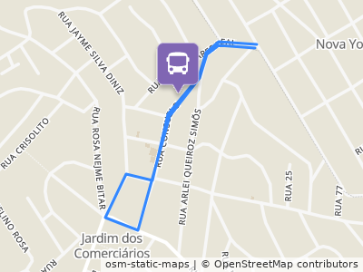 Mapa da parada