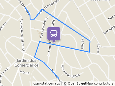 Mapa da parada