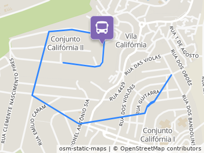 Mapa da parada