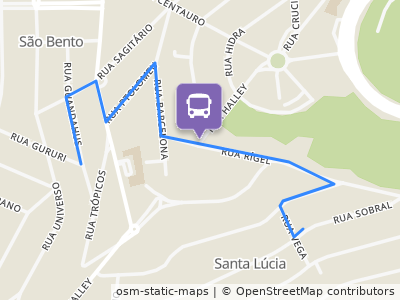 Mapa da parada