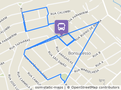 Mapa da parada
