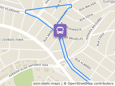 Mapa da parada
