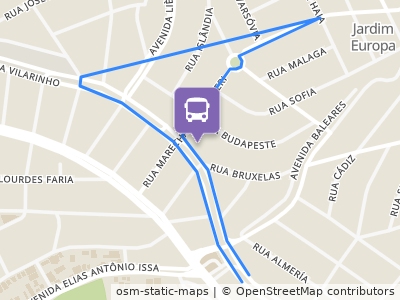 Mapa da parada