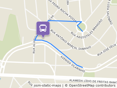 Mapa da parada