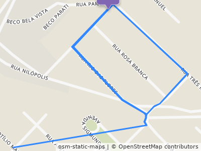 Mapa da parada