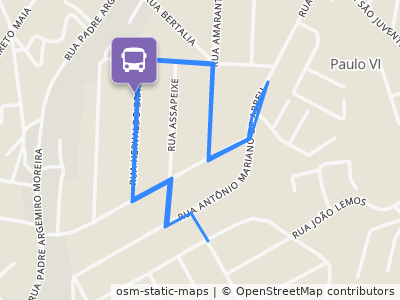 Mapa da parada