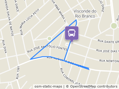 Mapa da parada