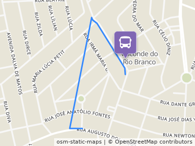Mapa da parada