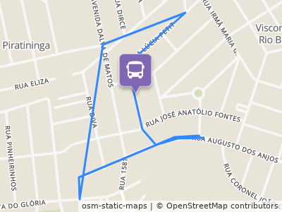 Mapa da parada