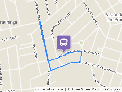 Mapa da parada