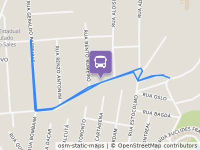 Mapa da parada