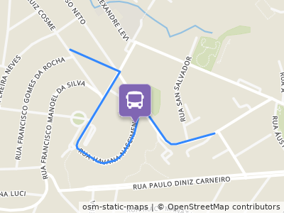 Mapa da parada