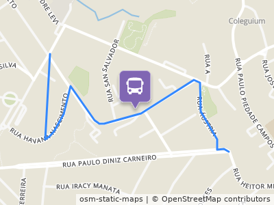 Mapa da parada