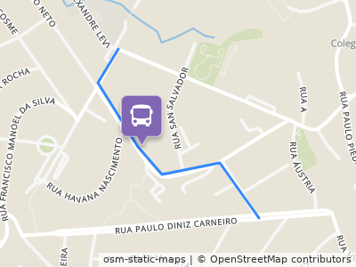 Mapa da parada