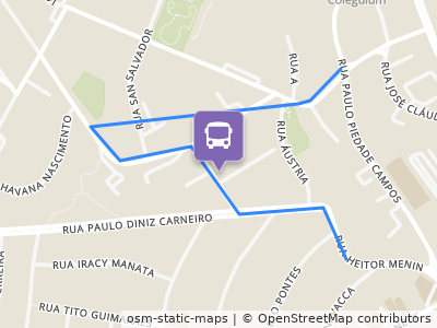 Mapa da parada