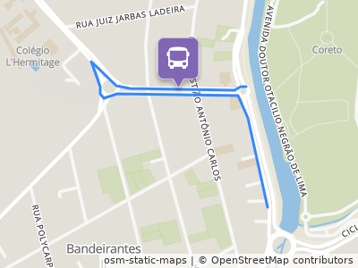 Mapa da parada