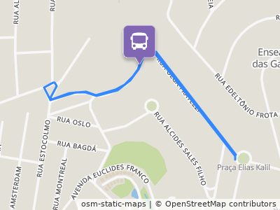 Mapa da parada