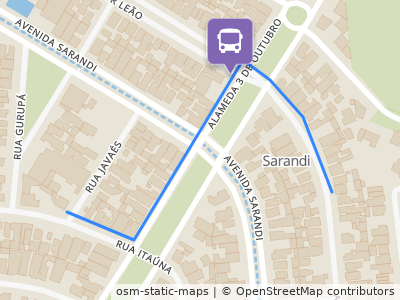 Mapa da parada