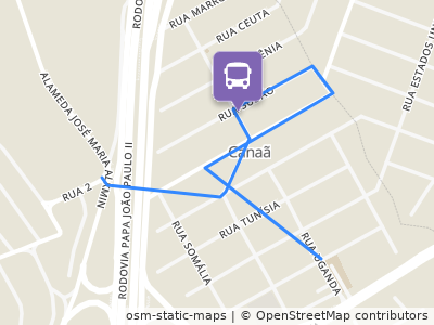 Mapa da parada
