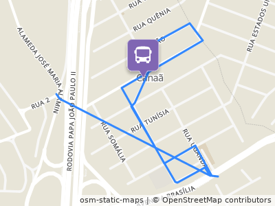 Mapa da parada