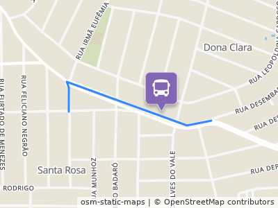 Mapa da parada