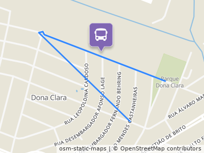 Mapa da parada