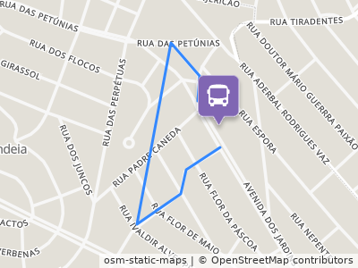 Mapa da parada