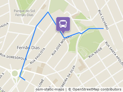 Mapa da parada