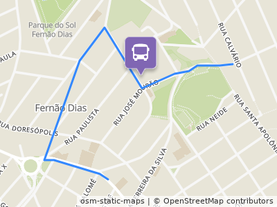 Mapa da parada