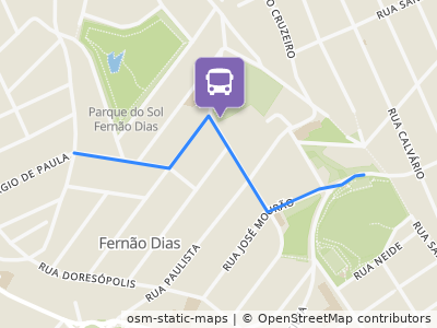 Mapa da parada