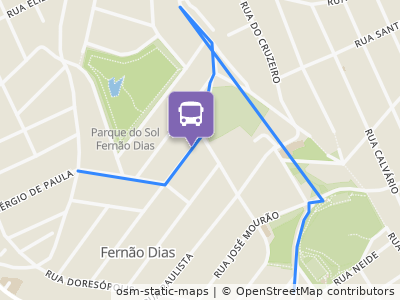 Mapa da parada