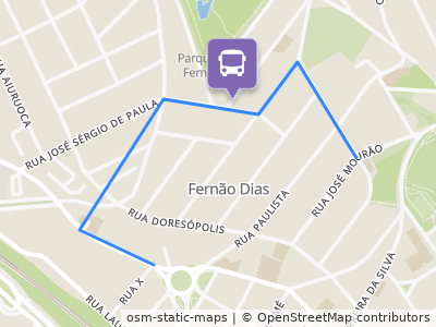 Mapa da parada