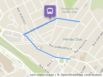 Mapa da parada