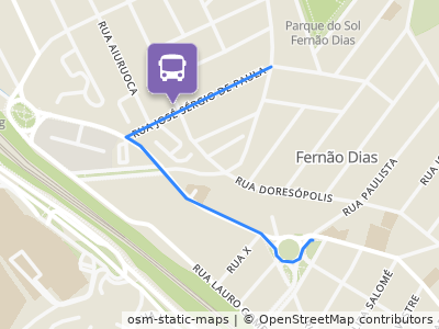 Mapa da parada