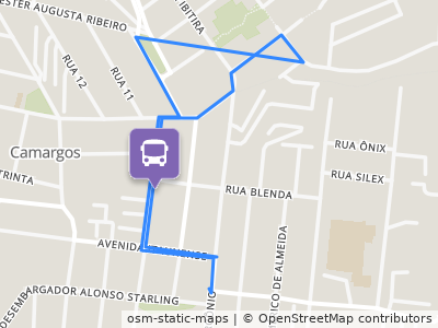 Mapa da parada