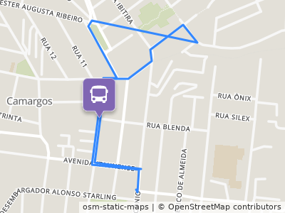 Mapa da parada