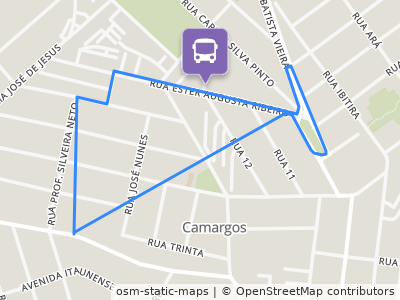 Mapa da parada