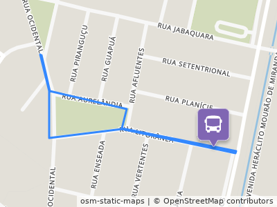 Mapa da parada