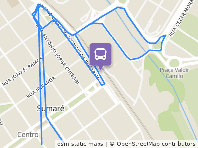 Mapa da parada